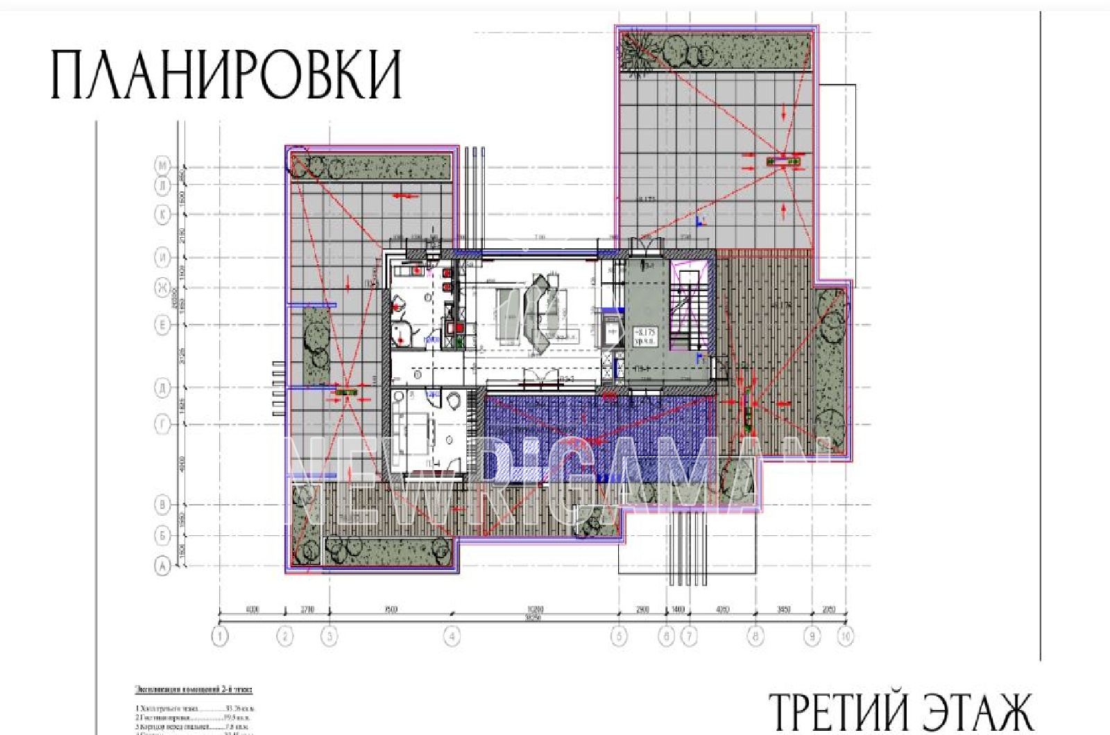 Планировка лота